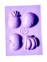 F1744 molde de silicone frutas confeitaria biscuit F1744 molde de silicone frutas confeitaria biscuit