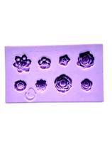F1749 molde de silicone mini flores confeitaria biscuit F1749 molde de silicone mini flores confeitaria biscuit