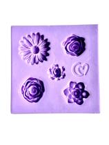 F1751 molde de silicone mini flores confeitaria biscuit F1751 molde de silicone mini flores confeitaria biscuit