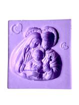 F1757 molde de silicone sagrada família confeitaria biscuit