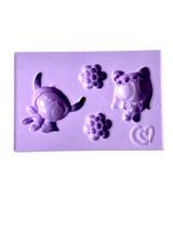 F1764 molde de silicone menininhas confeitaria biscuit F1764 molde de silicone menininhas confeitaria biscuit