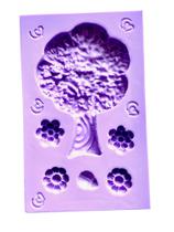 F1769 molde de silicone árvore confeitaria biscuit