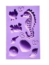 F1775 molde de silicone fundo do mar confeitaria biscuit F1775 molde de silicone fundo do mar confeitaria biscuit