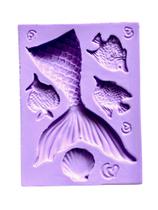 F1776 molde de silicone fundo do mar confeitaria biscuit F1776 molde de silicone fundo do mar confeitaria biscuit