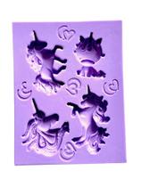 F1778 molde de silicone unicórnio confeitaria biscuit F1778 molde de silicone unicórnio confeitaria biscuit