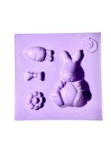 F1793 molde de silicone páscoa confeitaria biscuit