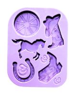 F1808 molde de silicone cowboy confeitaria biscuit F1808 molde de silicone cowboy confeitaria biscuit