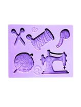 F1816 molde de silicone mini costura confeitaria biscuit F1816 molde de silicone mini costura confeitaria biscuit