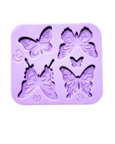 F1839 molde de silicone borboletas confeitaria biscuit