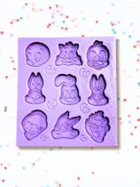 F1868 molde de silicone turma do piu-piu confeitaria biscuit