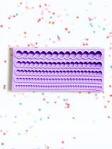 F1885 molde de silicone cordão confeitaria biscuit