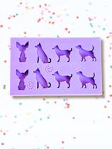 F1895 molde de silicone cachorros confeitaria biscuit F1895 molde de silicone cachorros confeitaria biscuit