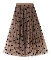 F3714-Saia Feminina Princesa Elegante Rodada Chique Festa Luxo M64
