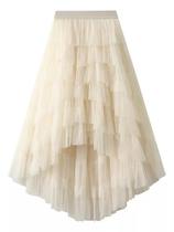 F3725-Saia Feminina Camada Festa Elegante Luxo Chique Jl104 F3725-Saia Feminina Camada Festa Elegante Luxo Chique Jl104