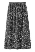 F3732-Saia Feminina Festa Brilho Evento Chique Lápis Paetê 06n09