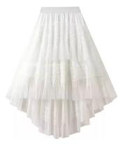 F3743-Saia Midi Feminina Tule Babado Camadas Princesa M1920 F3743-Saia Midi Feminina Tule Babado Camadas Princesa M1920