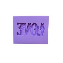 F832 Molde de silicone love namorados noivos para confeitar