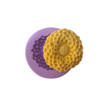 F854 molde de silicone flor confeitaria artesanato