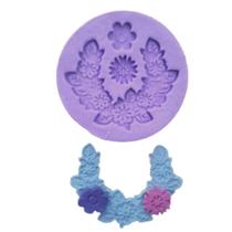 F862 molde de silicone guirlanda confeitaria artesanato