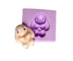F980 molde de silicone coelho confeitaria biscuit