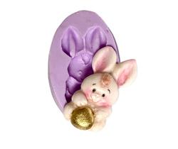 F985 molde de silicone coelho confeitaria biscuit