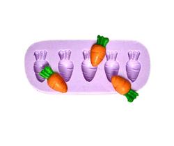 F990 molde de silicone cenouras páscoa confeitaria biscuit F990 molde de silicone cenouras páscoa confeitaria biscuit