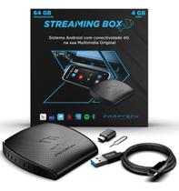 Faaftech Streaming Box Automotivo Tecnologia Android, Acesso a Aplicativos Espelhamento de Smartphone e Música Online
