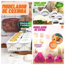 FábCoxinha 8, Modelador Pastel 4 Tam, Modelador Esfiha 3Tam FábCoxinha 8, Modelador Pastel 4 Tam, Modelador Esfiha 3Tam