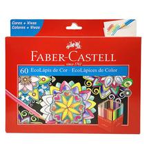 Faber Castell 60 Ecolapis de Cor Cores + Vivas