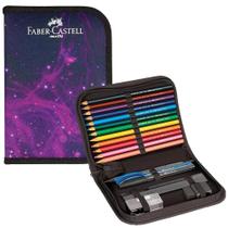 Faber-Castell Kit Lápis De Cor 12 Cores Estojo Cosmic Faber-Castell Kit Lápis De Cor 12 Cores Estojo Cosmic