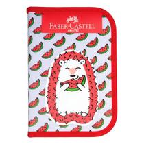 Faber-Castell Kit Lápis De Cor 12 Cores Estojo Porco Espinho