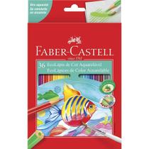 Faber-Castell Lápis de Cor EcoLápis Aquarelável 36 Cores Com Pincel Faber-Castell Lápis de Cor EcoLápis Aquarelável 36 Cores Com Pincel