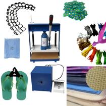 Fábrica Completa de Chinelos com Máquina e Matéria prima para 50 pares
