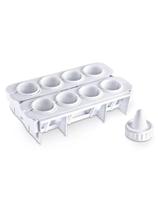 Fábrica De Coxinhas Forma Modeladora Salgados Cor Branco