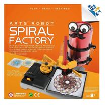 Fábrica de Espirais do Robô Artístico PLAYSTEAM Brinquedo Criativo