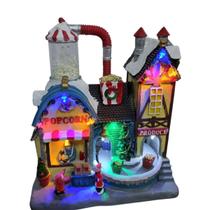 Fabrica de pipoca vila natalina com movimento led e musica