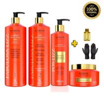 Fabulosa Lizz kit 2x1 Litro Shampoo Reestruturante Mascara Intensificadora Fabulosa Lizz kit 2x1 Litro Shampoo Reestruturante Mascara Intensificadora