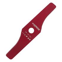 Faca 2 Pontas Roçadeira 320mm Super Hard Furo 1" Aço Manganês