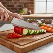 Faca 8 - Cozinha Profissional Linha Pro Aço Inox Cinza