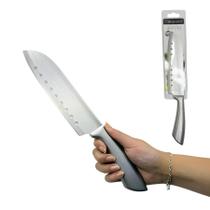 Faca 8 Polegadas Para Carne Cozinha Aço Inox Santoku Faca 8 Polegadas Para Carne Cozinha Aço Inox Santoku