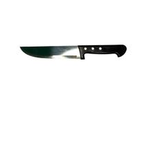 Faca Aço Inox n7 Cabo De Plástico Preto