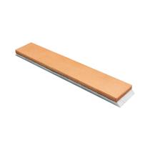 Faca afiar couro strop polimento couro genuíno 25mm com liga de alumínio em branco 4mm de espessura Faca afiar couro strop polimento couro genuíno 25mm com liga de alumínio em branco 4mm de espessura