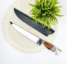 Faca Artesanal 10" com Cabo Resinado Nossa Senhora