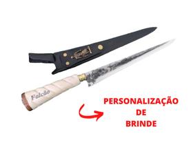 Faca artesanal 12 polegadas cabo de osso