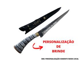 Faca Artesanal 12 Polegadas Cabo de Tatu