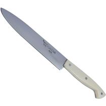 Faca Artesanal 7' Aço Inox Full Tang Cabo de Osso Bainha Cou Faca Artesanal 7' Aço Inox Full Tang Cabo de Osso Bainha Cou