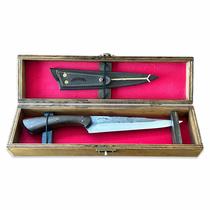 Faca Artesanal 8p Aço Carbono C/Personalização + Caixa Faca Artesanal 8p Aço Carbono C/Personalização + Caixa