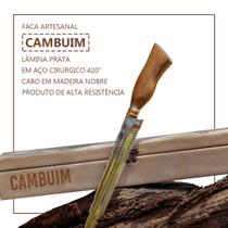 Faca Artesanal Cambuim 9 Pol. Aço Cirúrgico churrasco Faca Artesanal Cambuim 9 Pol. Aço Cirúrgico churrasco