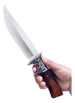 Faca Artesanal Carne Aço Inox 30cm Ultra Afiada Cabo Madeira Ergonômico Profissional Faca Artesanal Carne Aço Inox 30cm Ultra Afiada Cabo Madeira Ergonômico Profissional