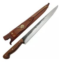 Faca Artesanal Javalizeira 12' Aço Carbono Guajuvira 30cm